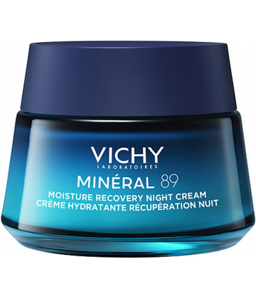 Vichy Minéral 89 Crème Hydratante Récupération Nuit Mélatonine Pure 50 ml