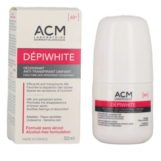 ACM Dépiwhite Déodorant Anti-transpirant Unifiant 50 ml