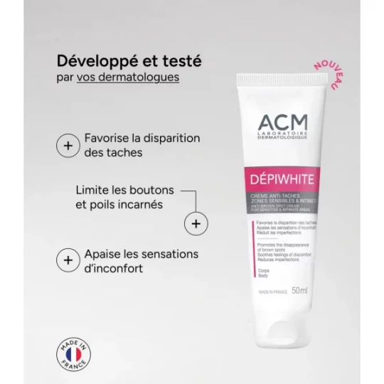 ACM Dépiwhite Crème Anti-Taches Zones Sensibles & Intimes 50 ml - image 5