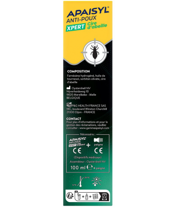 Apaisyl Anti-Poux Xpert Cire d'Abeille
