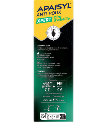 Apaisyl Anti-Poux Xpert Cire d'Abeille