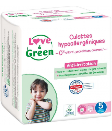Love & Green Culottes Hypoallergéniques T5 x 29