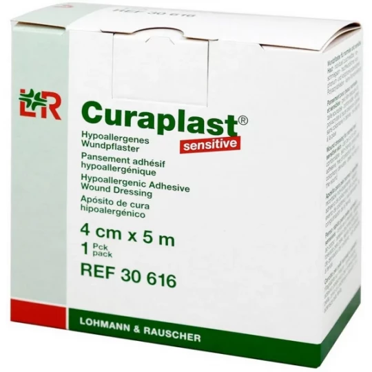 Curaplast sensitive Bande adhésive à découper 4 cm x 5 m