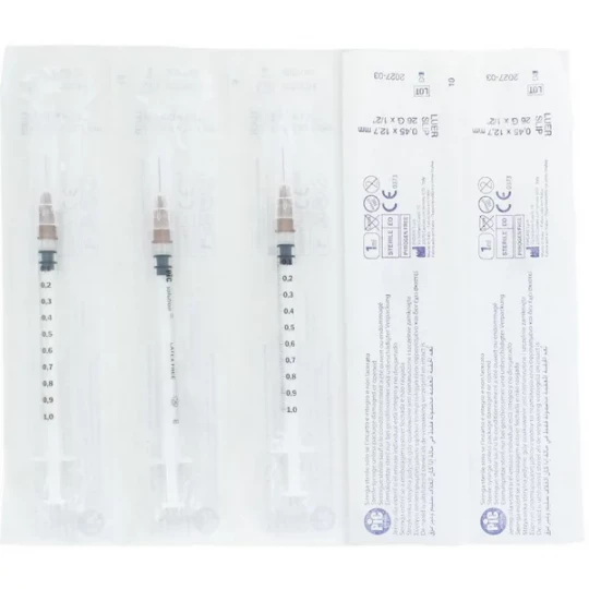 PIC seringue tuberculine 26G 1 ml x 100