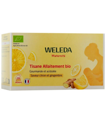 Weleda Tisane Allaitement Bio Citron et Gingembre x 20