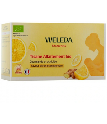 Weleda Tisane Allaitement Bio Citron et Gingembre