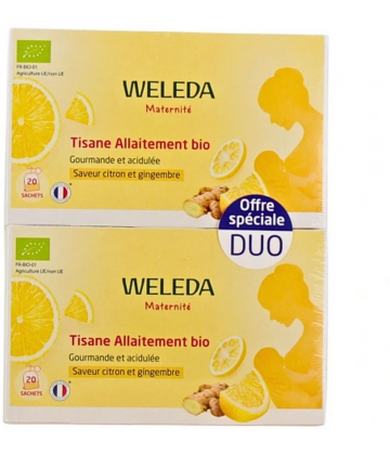 Weleda Tisane Allaitement Bio Citron et Gingembre