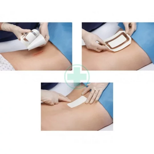 3M Tegaderm + Pad pansement film avec compresse non adhérente - image 2