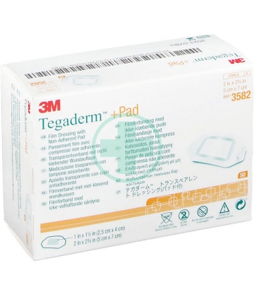 3M Tegaderm + Pad pansement film avec compresse non adhérente