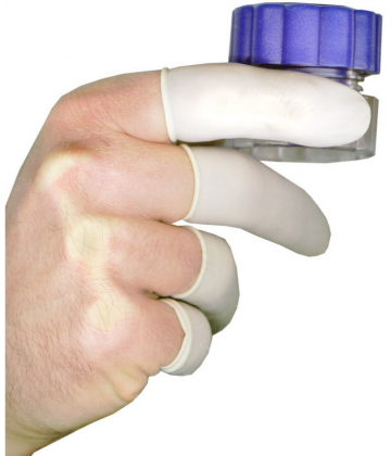 Doigtiers roulés latex non stériles x 100