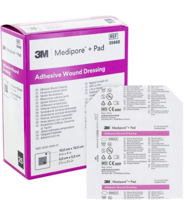 3M Medipore + Pad pansements adhésifs stériles