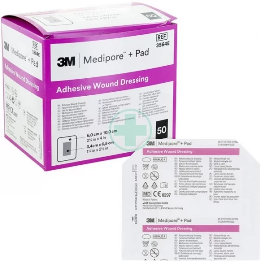 3M Medipore + Pad pansements adhésifs stériles - image 3