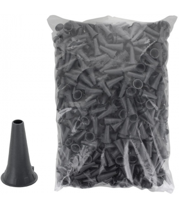 Spéculums auriculaires à usage unique gris