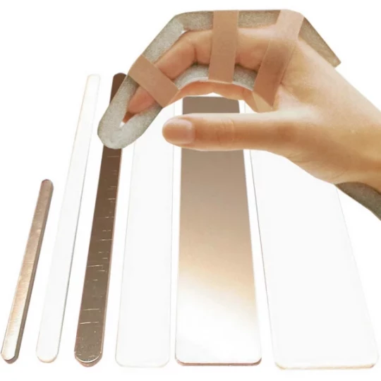 Attelles Aluminium / Mousse type Dr Iselin x 5