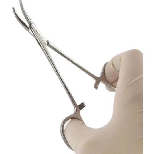 Pince Halstead courbe 13 cm - image 3