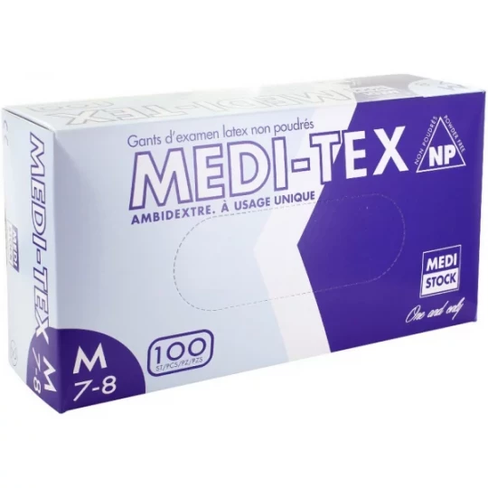 Medi-Tex PF gants d'examen latex non poudrés non stériles x 100 - image 4
