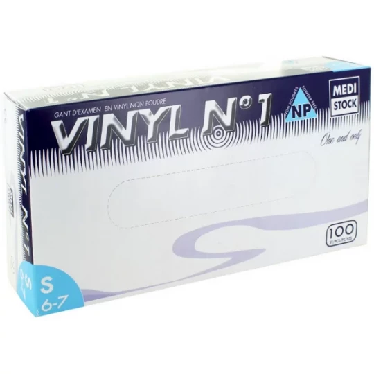 Medistock gants d'examen vinyle non poudrés non stériles x 100 - image 2