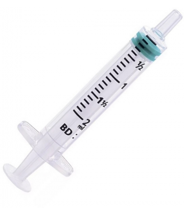 BD Emerald seringue hypodermique 3 pièces sans aiguille x 100