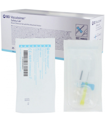 BD Unité de prélèvement + corps BD Vacutainer Safety Lok x 25 - image 1