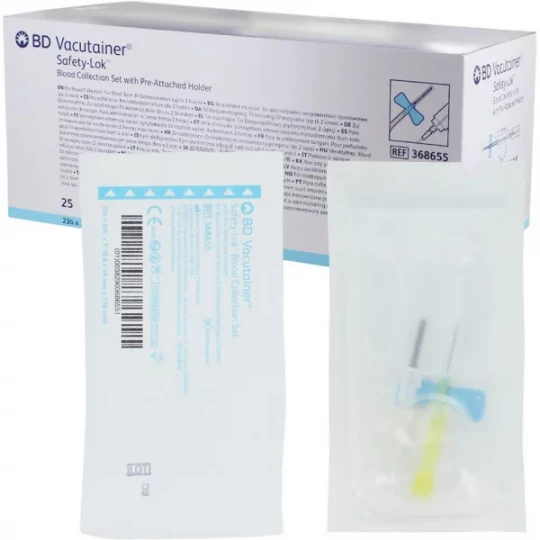 BD Unité de prélèvement + corps BD Vacutainer Safety Lok x 25 - image 1