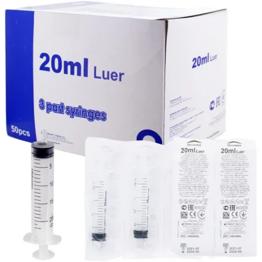 Euromedis seringues 3 pièces sans aiguille