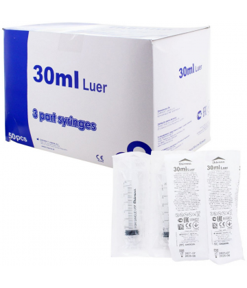 Euromedis seringues 3 pièces sans aiguille