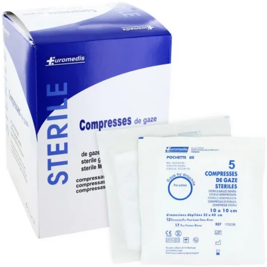 Euromedis compresses de gaze stériles - image 3