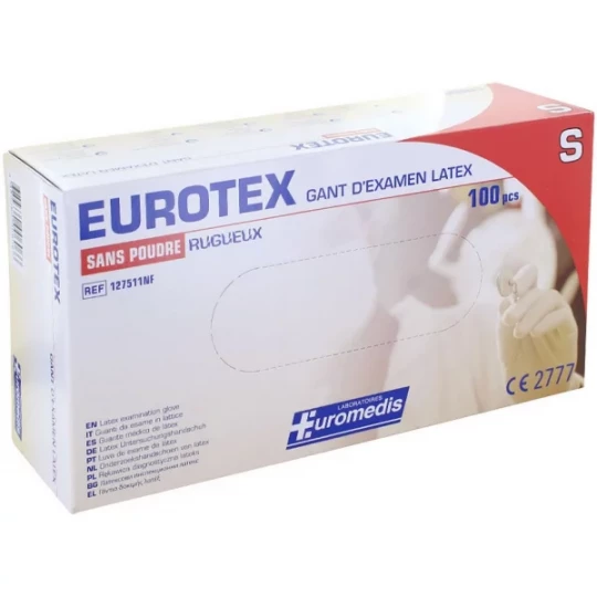 Eurotex gants d'examen latex non poudrés x 100 - image 3