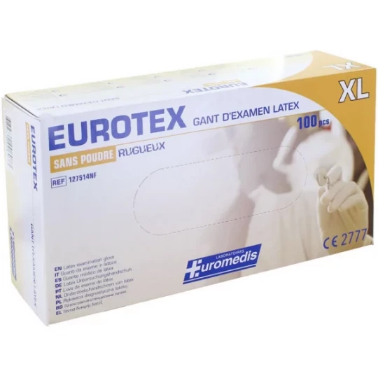 Eurotex gants d'examen latex non poudrés x 100 - image 4