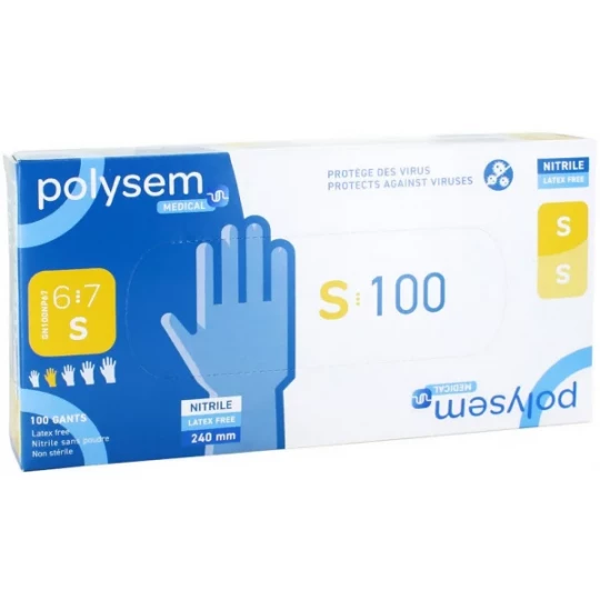 Polysem gants nitrile non poudrés non stériles  - image 2