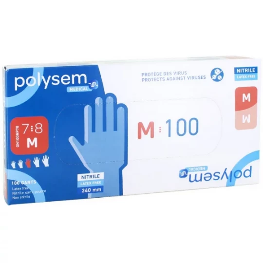 Polysem gants nitrile non poudrés non stériles  - image 3
