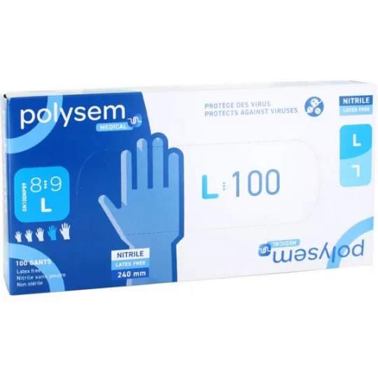 Polysem gants nitrile non poudrés non stériles  - image 4