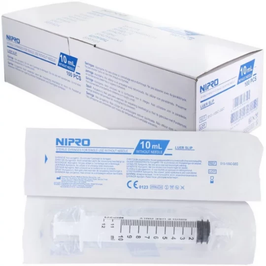 Nipro seringue 3 pièces sans aiguille - image 2