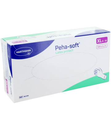 Hartmann Peha-soft Protect gants latex non poudrés non stériles x 100