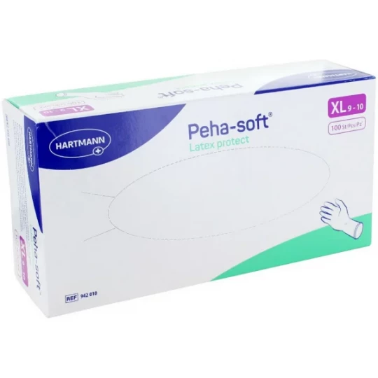 Hartmann Peha-soft Protect gants latex non poudrés non stériles x 100 - image 3
