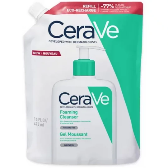 CeraVe Gel Moussant Visage Éco-Recharge 473 ml