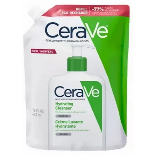 CeraVe Crème Lavante Hydratante Éco-Recharge 473 ml