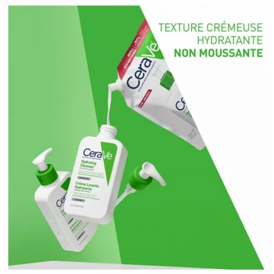 CeraVe Crème Lavante Hydratante Éco-Recharge 473 ml - image 3