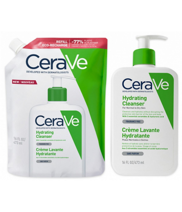 CeraVe Crème Lavante Hydratante Éco-Recharge 473 ml