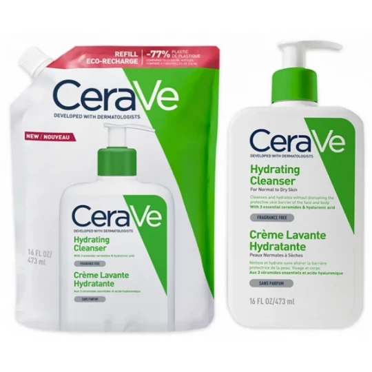 CeraVe Crème Lavante Hydratante Éco-Recharge 473 ml - image 5