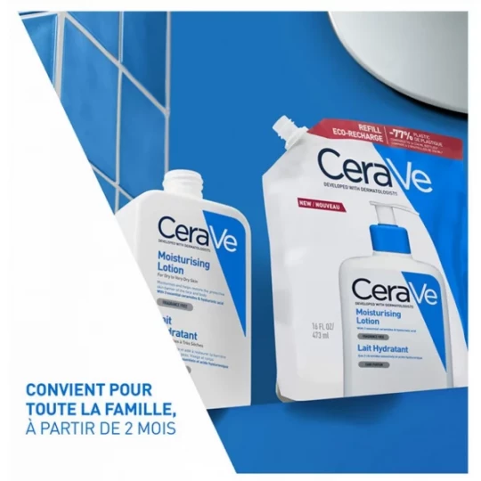 CeraVe Lait Hydratant Éco-Recharge 473 ml - image 4