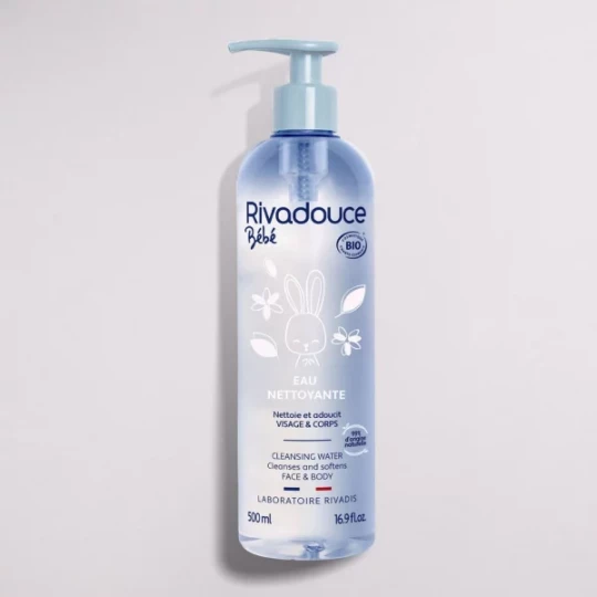 Rivadouce Bébé Bio Eau Nettoyante Micellaire 500 ml