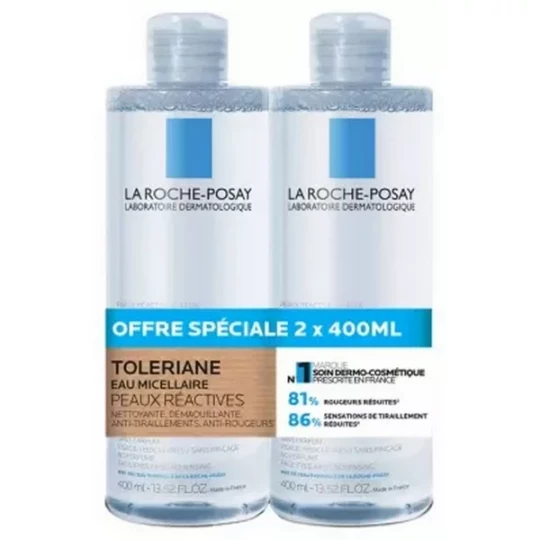 La Roche-Posay Toleriane Eau Micellaire 2 x 400 ml
