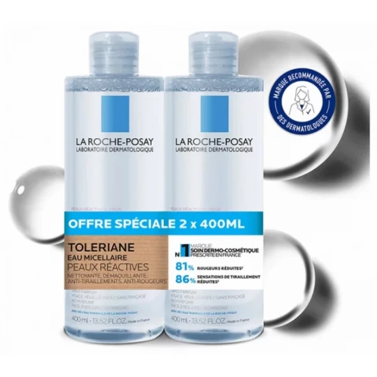 La Roche-Posay Toleriane Eau Micellaire 2 x 400 ml - image 3