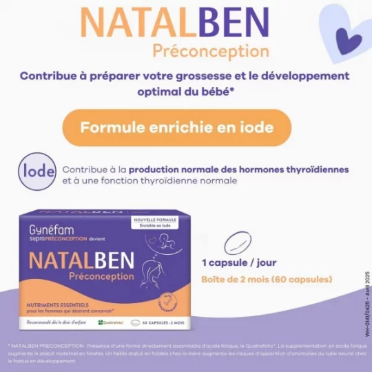 Effik Natalben Préconception Capsules x 60 - image 2