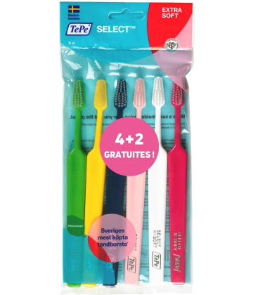 TePe Select Brosses à Dents Extra Souple x 6