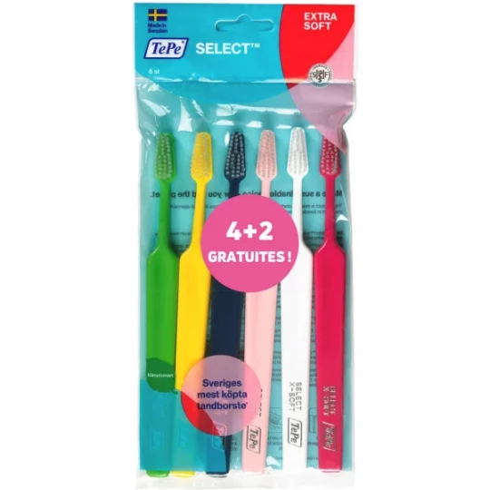 TePe Select Brosses à Dents Extra Souple x 6