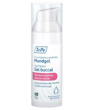 TePe Gel Buccal Hydratant Bouche Sèche Sans Arôme 50 ml
