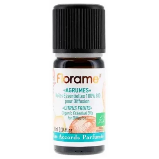 Florame Agrumes Huiles Essentielles pour Diffusion Bio 10 ml