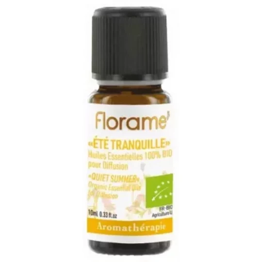 Florame Été Tranquille Huiles Essentielles pour Diffusion Bio 10 ml
